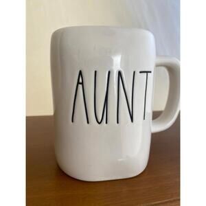 Rae Dunn Aunt 16 oz Mug Coffee Tea Magenta Artisan Collection